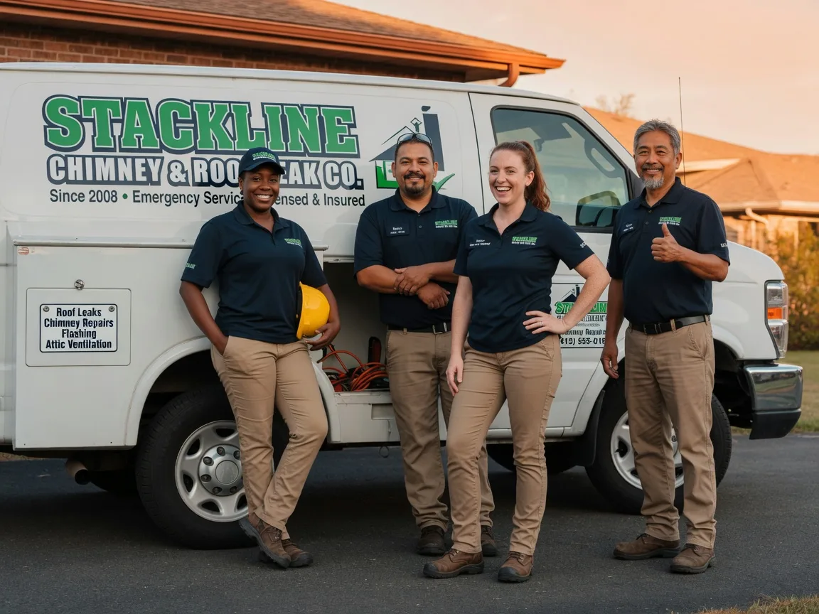 Chimney flashing repair company in Elgin, OK
